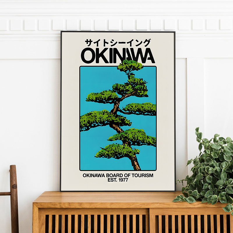 1 Piece of Okinawa Retro Mural – обзор и цена Japanese Lifestyle Home