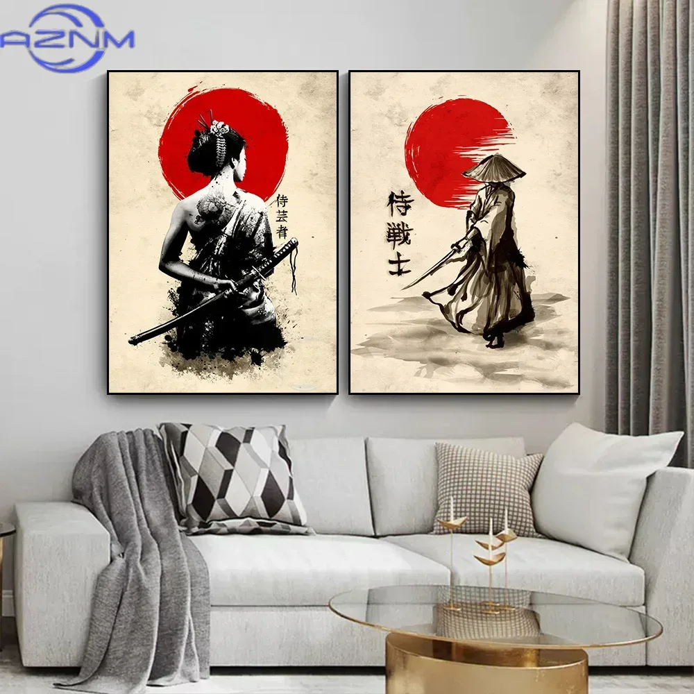 AZNM Canvas Painting Japanese  – обзор и цена Japanese Living Lifestyle