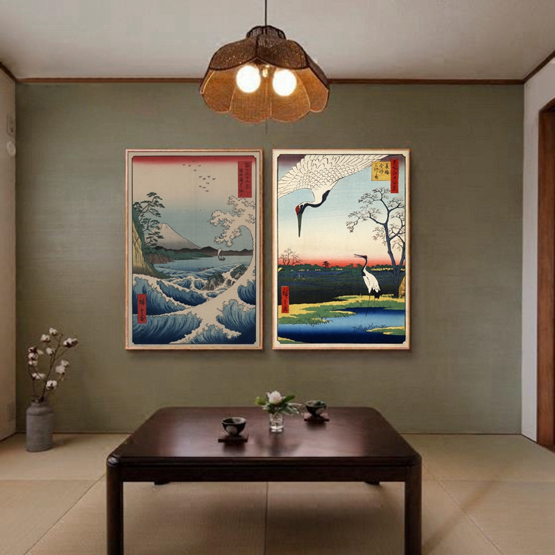 Japanese Prints Wall Art Canva – обзор и цена Japanese Living Lifestyle