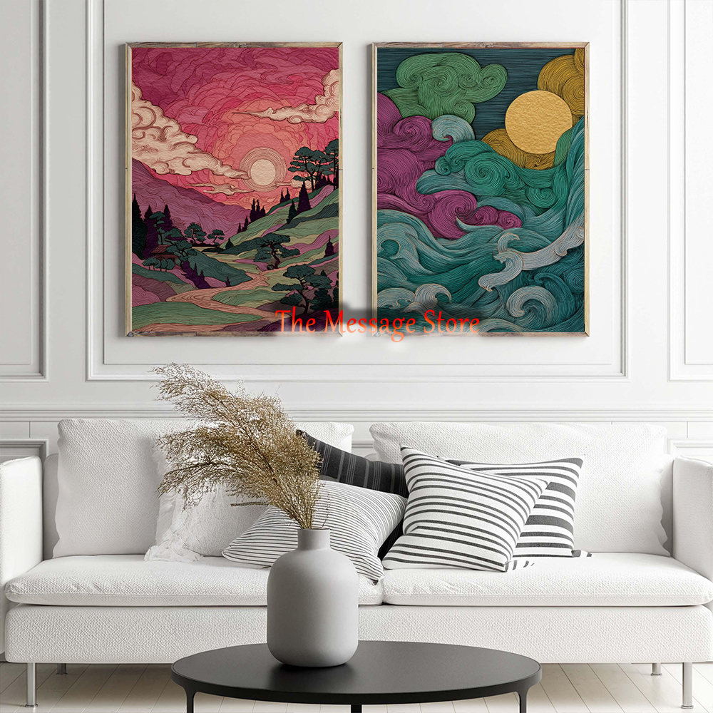 Japanese Landscape Abstract Go – обзор и цена Japanese Lifestyle Home